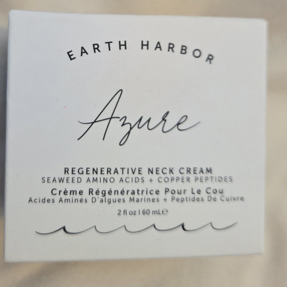 Earth Harbor Azure Regenerative Neck Cream. NIB. 60ml